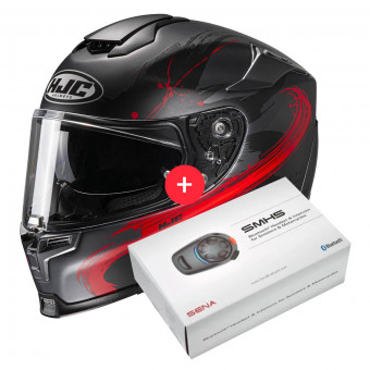 Pack Motorradhelm Motorrad Kommunikation HJC RPHA 70 Erin MC1SF