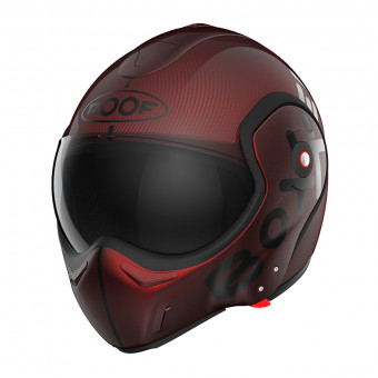 Motorradhelm Roof Boxxer Carbon Mono Red Versandbereit Icasque De