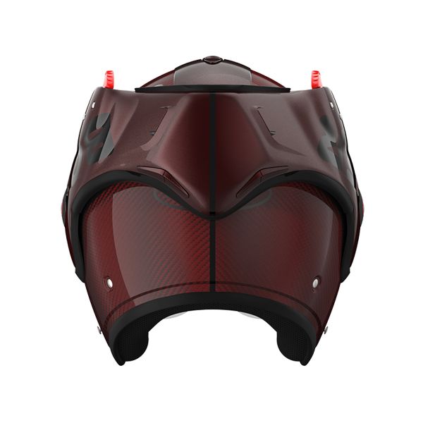 Motorradhelm Roof Boxxer Carbon Mono Red Versandbereit Icasque De