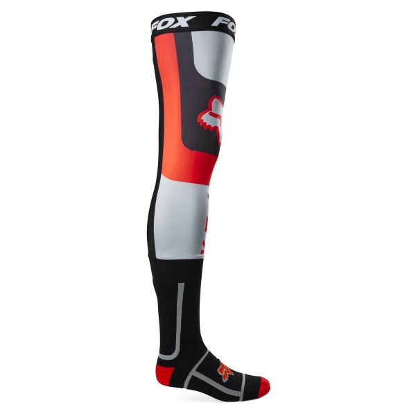 Cross Socken Fox Flexair Knee Brace Sock Flo Red Versandbereit Icasque De