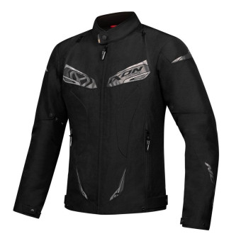 Motorradjacke Ixon Caliber Black White Versandbereit ICasque De