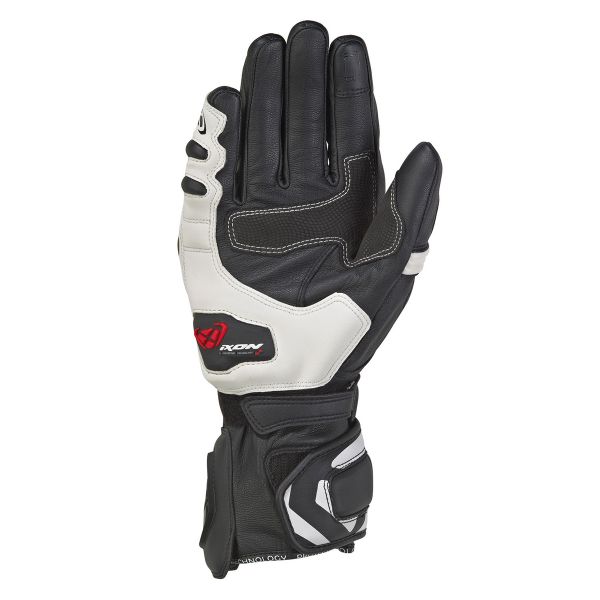 Motorradhandschuhe Ixon Rs Tempo Black White Versandbereit Icasque De