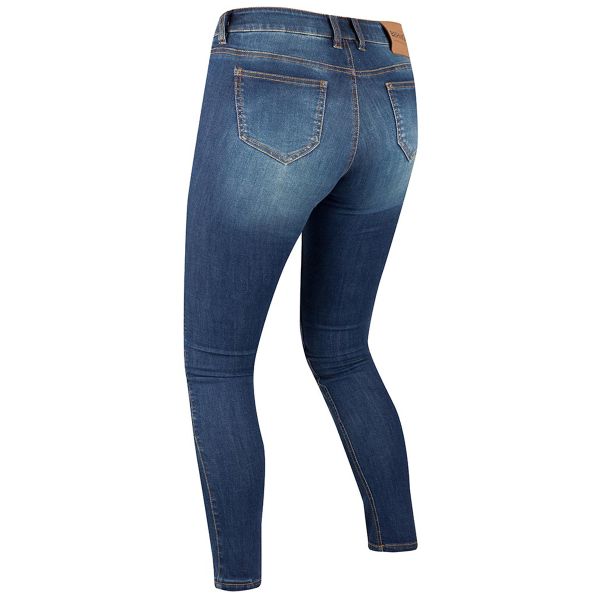 Motorradjeans Bering Lady Trust Slim Washed Blue Zum Bestpreis ICasque De