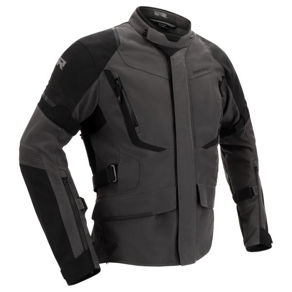 Motorradweste Richa Cyclone Gore Tex Dark Grey Black Auf Lager