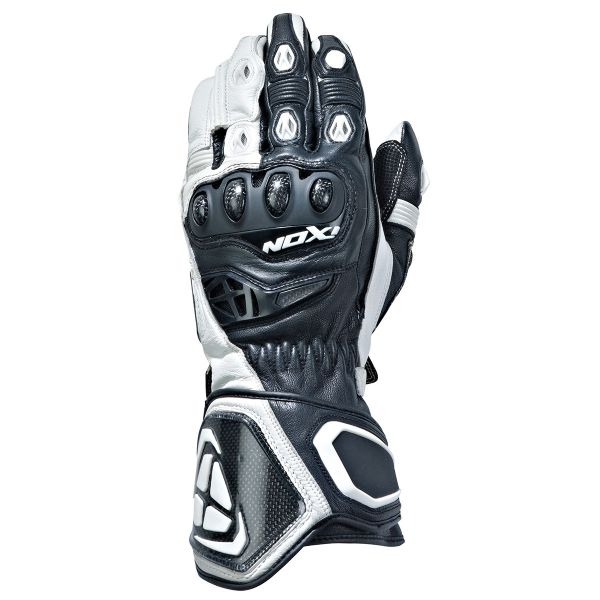 Motorradhandschuhe Ixon RS Genius Black White Versandbereit ICasque De