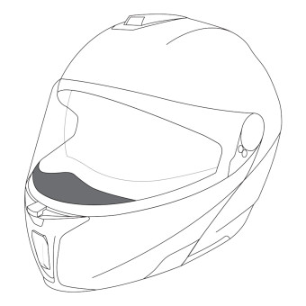 Helm-Ersatzteile AGV Nasenabdeckung Sportmodular Helm-Ersatzteile AGV Nasenabdeckung Sportmodular