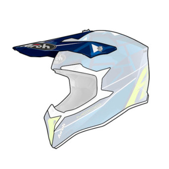 Helm-Ersatzteile Airoh Muütze Wraap Mood Blue Kinder Helm-Ersatzteile Airoh Muütze Wraap Mood Blue Kinder