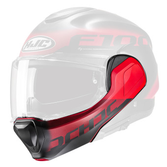 Helm-Ersatzteile HJC Kinnhalter F100 Hetal MC1SF Helm-Ersatzteile HJC Kinnhalter F100 Hetal MC1SF