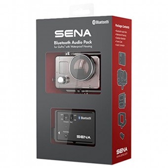 Bordkamera Sena Audio Pack Bluetooth für Go Pro und wasserfestes Gehäuse