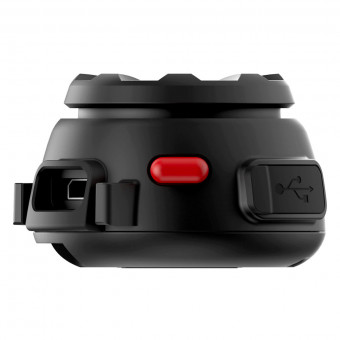 Scorpion Covert FX Skullz Black Grey Red + Kit Bluetooth BT Mini