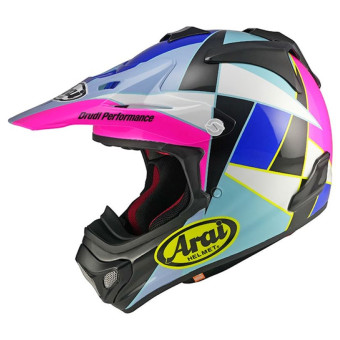 Cross Arai MX-V Evo Peak Pink Purple Blue