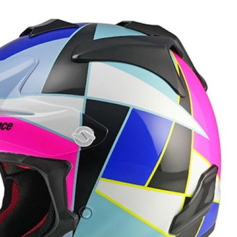 Arai MX-V Evo Peak Pink Purple Blue