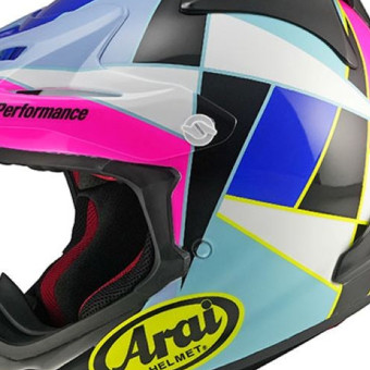 Arai MX-V Evo Peak Pink Purple Blue