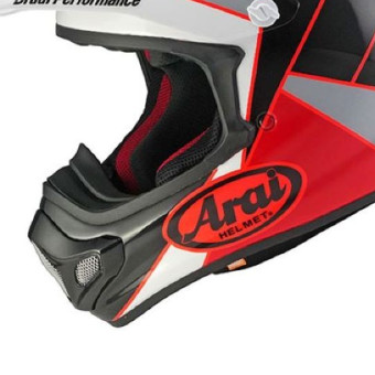 Arai MX-V Evo Peak Red Grey Black