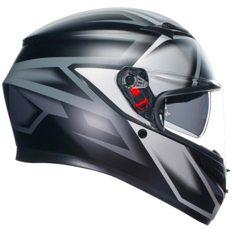 AGV K3 Multi Compound Black Grey + Kit Bluetooth BT Mini