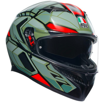 Integral AGV K3 Multi Decept Matt Black Green Red