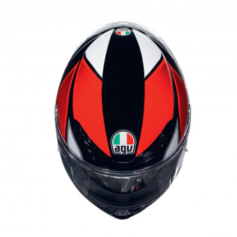 AGV K6 S Multi Hyphen Black Red White + Kit Bluetooth BT Mini