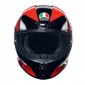 AGV K6 S Multi Hyphen Black Red White + Kit Bluetooth BT Mini