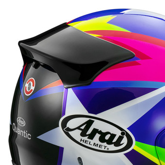 Arai Quantic Star Blue Pink Yellow