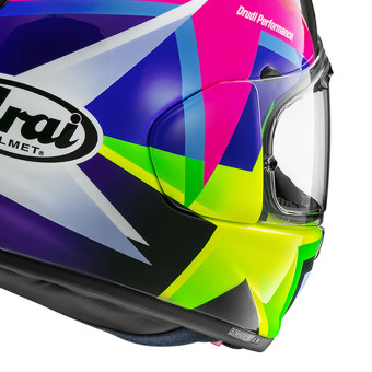 Arai Quantic Star Blue Pink Yellow