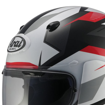 Arai Quantic Supra Red White Black