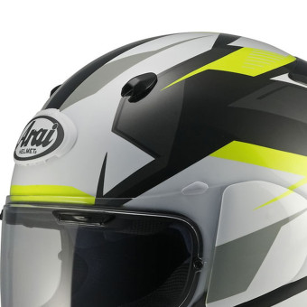 Arai Quantic Supra Yellow White Black