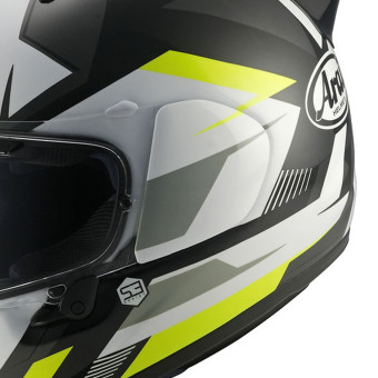 Arai Quantic Supra Yellow White Black