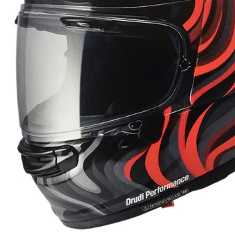 Arai Quantic Swirl Black Red Grey