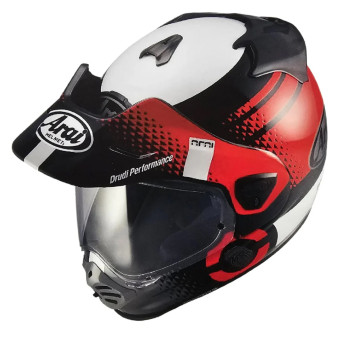 Integral Arai Tour-X5 Print White Red Black