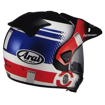 Arai Tour-X5 Print White Red Blue