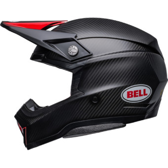 Bell Moto-10 Spherical Satin Gloss Satin Gloss Black Red