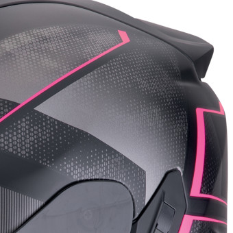 Scorpion Exo 1400 Evo II Air Intensio Matt Black Pink + Kit Bluetooth Lokui K30