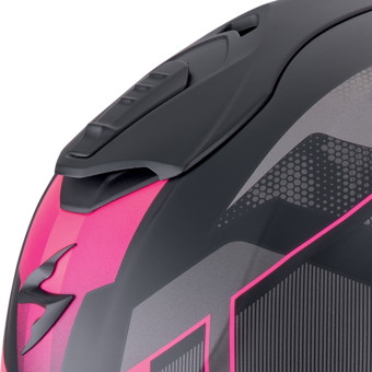 Scorpion Exo 1400 Evo II Air Intensio Matt Black Pink + Kit Bluetooth 5S Solo