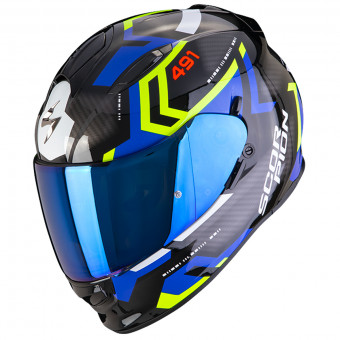 Integral Scorpion Exo 491 Spin Black Blue Yellow Fluo