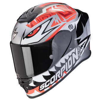 Integral Scorpion Exo R1 Evo Air Zaccone Silver Black Red