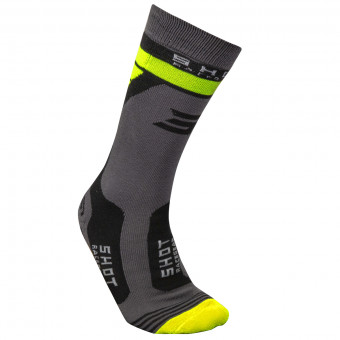 Cross Socken SHOT Race 2.0 Neon Yellow Cross Socken SHOT Race 2.0 Neon Yellow