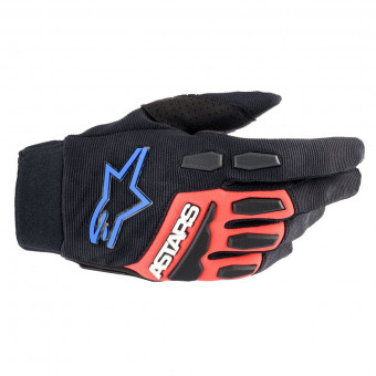 Cross Handschuhe Alpinestars Full Bore XT Black Bright Red Blue