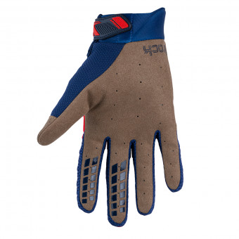 Kenny Track Navy Red Kid Gloves