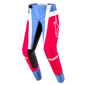 Cross Hose Alpinestars Techstar Ocuri Light Blue Mars Red White Pant