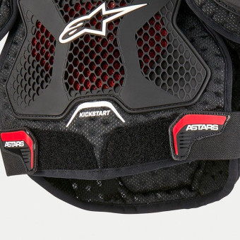 Alpinestars Bionic Action Kickstart Chest Guard Black Red