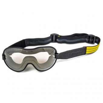 Motorrad-Sichtschutzmasken Ethen Cafe Racer Schwarz Gelb Brille