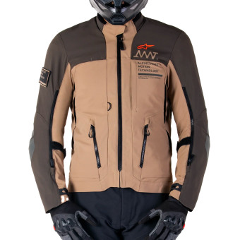 Alpinestars AMT-8 Stretch Drystar XF Dark Brown Dark Khaki