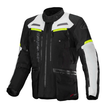 Motorradweste Alpinestars Bogota Pro Drystar Black Ice Gray Yellow Fluo