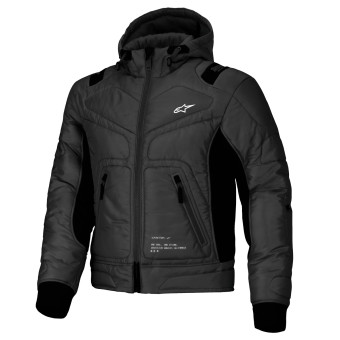 Motorradjacke Alpinestars Mohobbs WP Black Orange Fluo