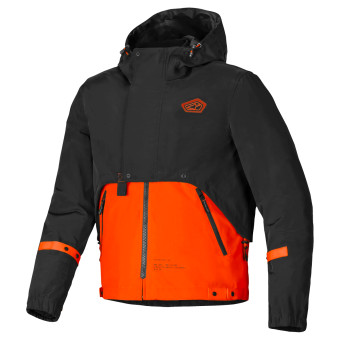 Motorradjacke Alpinestars Mootant WP Parka Spicy Orange Black