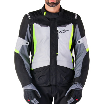 Alpinestars ST-1 Waterproof Ice Gray Black Yellow Fluo