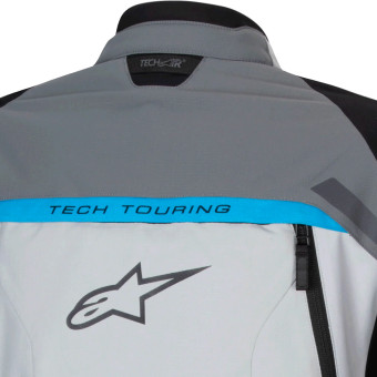 Alpinestars Stella Bogota Pro Drystar Ice Gray Black Cyan