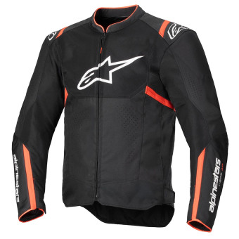 Motorradjacke Alpinestars T-SPS Air V2 Black Red Fluo