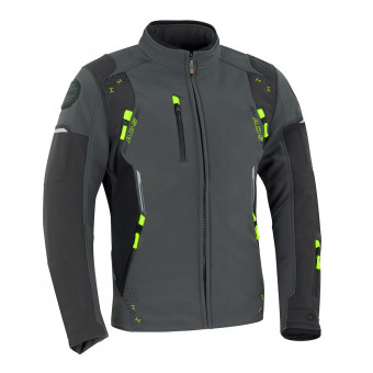 Motorradjacke Bering Diskor Grey Fluo