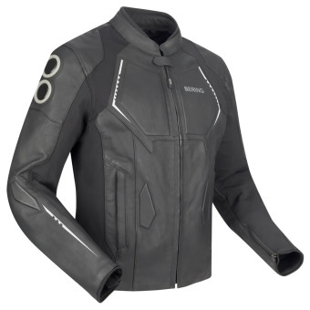 Motorradjacke Bering Radial Black White